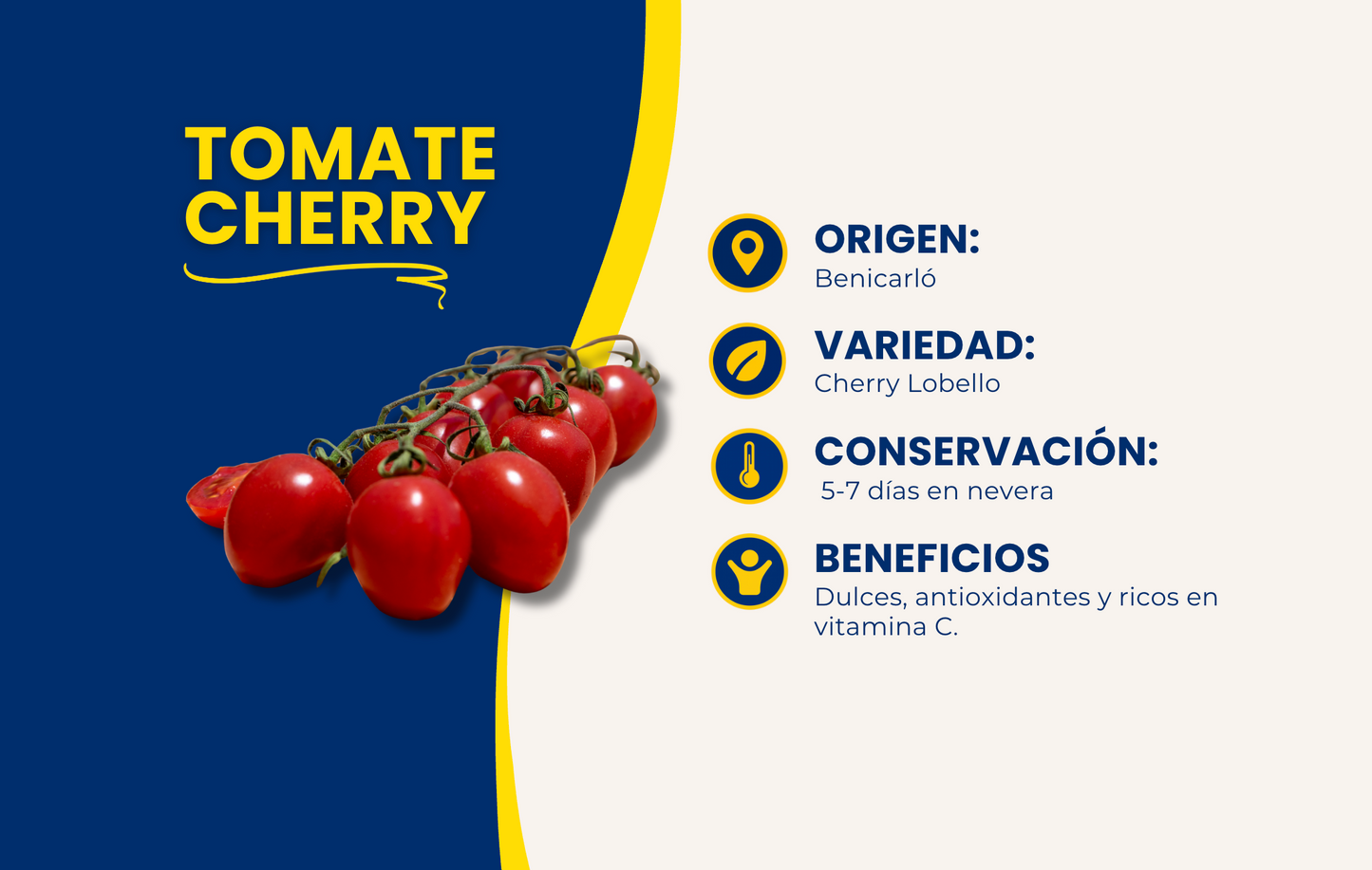 Premium Cherry-Tomaten Lobello von Francisco