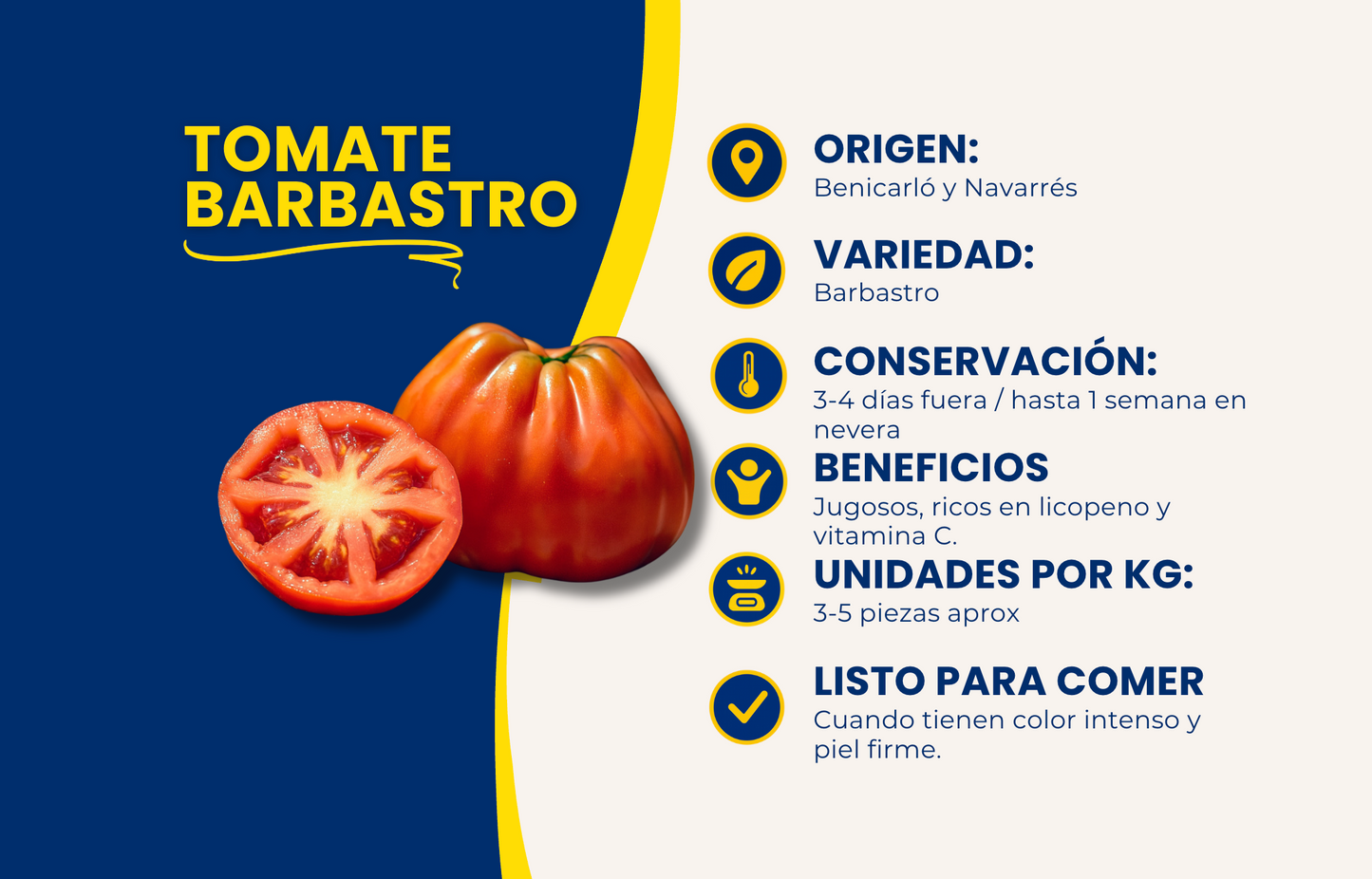 Tomate Barbastro de Nuestros Agricultores