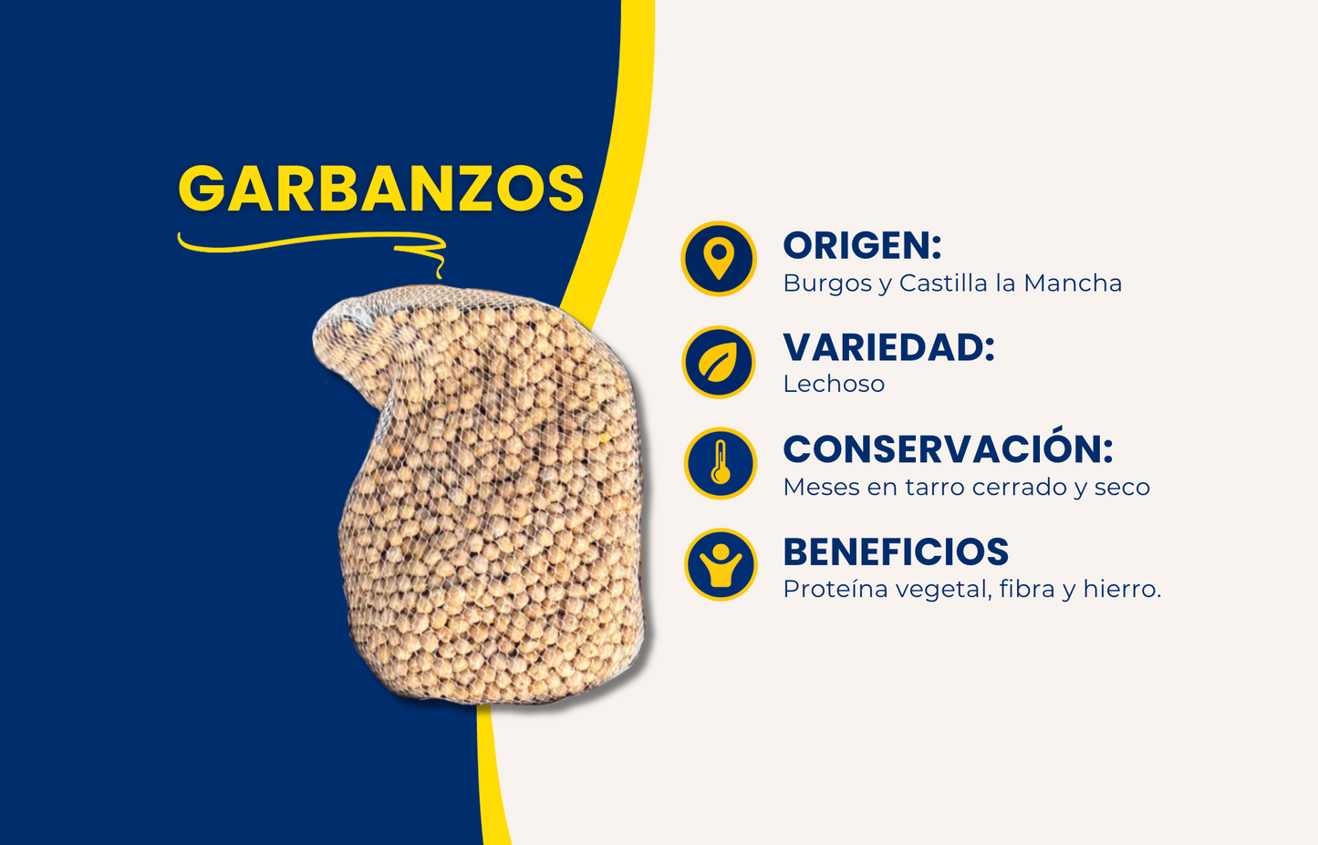 Garbanzo Lechoso - 3kg