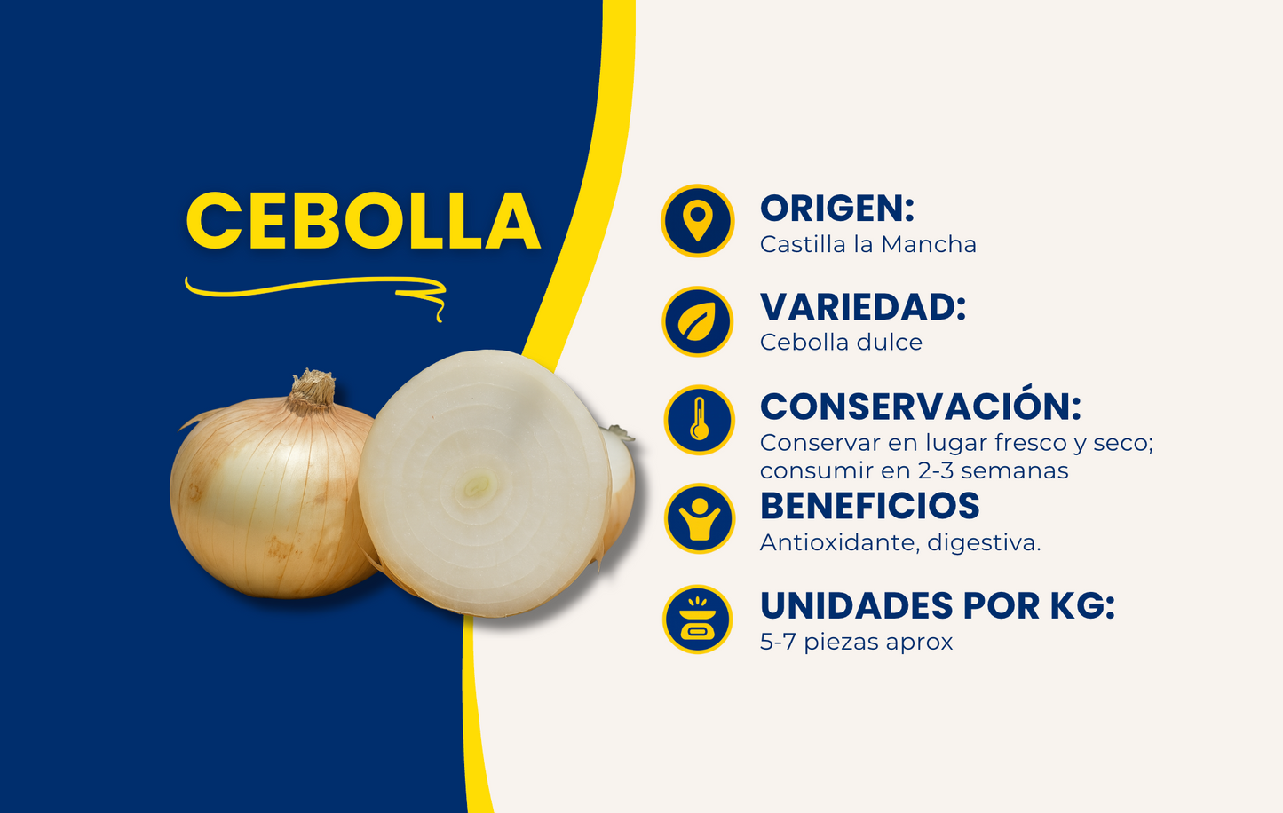 Cebolla Dulce de Nuestros Agricultores