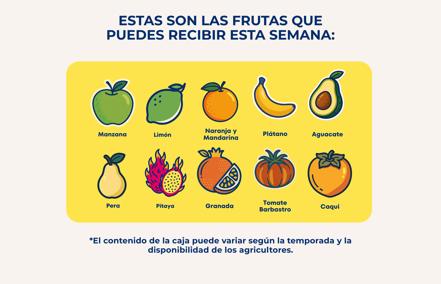 Caja de Fruta de Temporada de Nuestros Agricultores