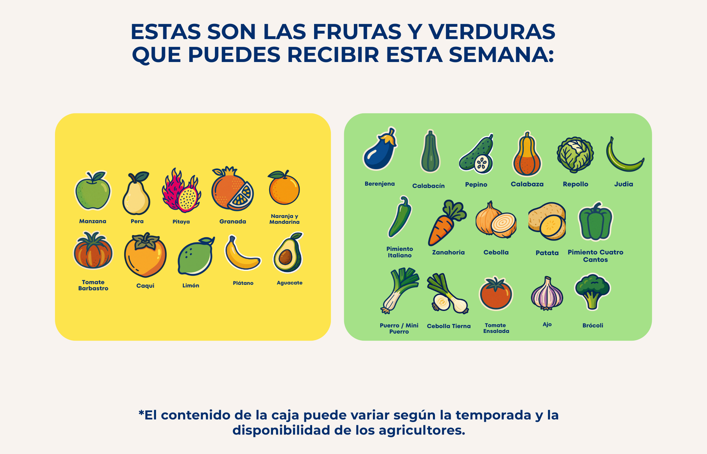Caja Mixta de Frutas y Verduras de Temporada de Nuestros Agricultores