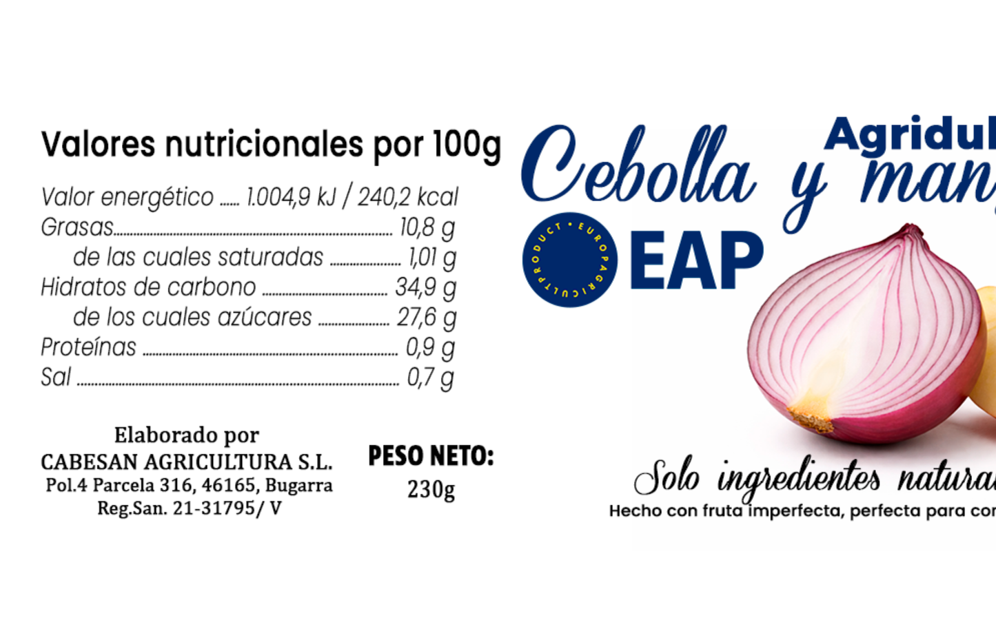 Cebolla Agridulce con Manzana - 6 tarros