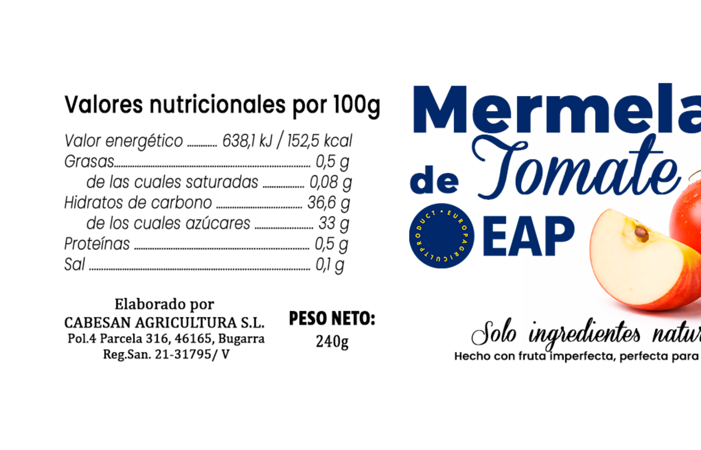 Mermelada de Tomate - 6 tarros