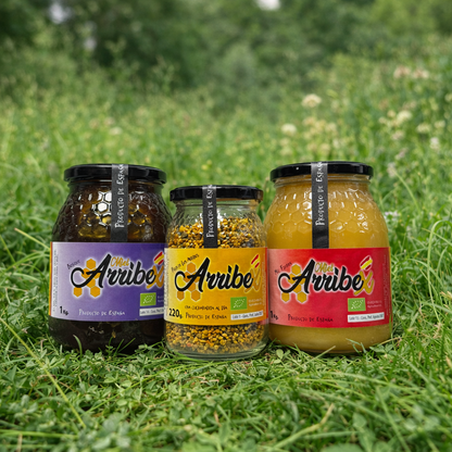 2kg Miel + 1 Tarro Polen de Abeja