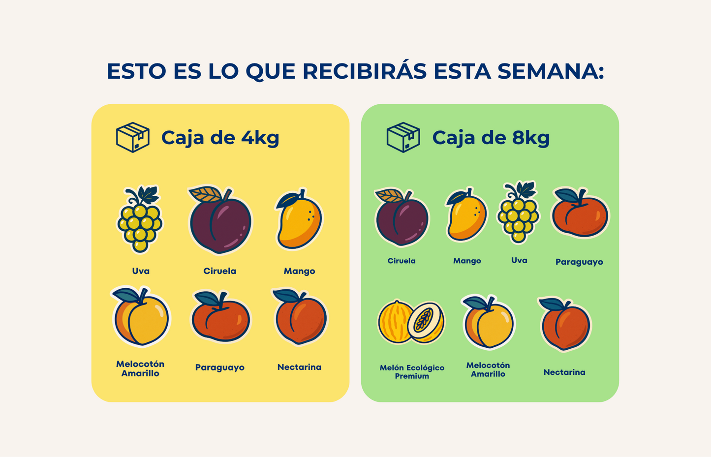 Caja de Fruta de Temporada de Nuestros Agricultores