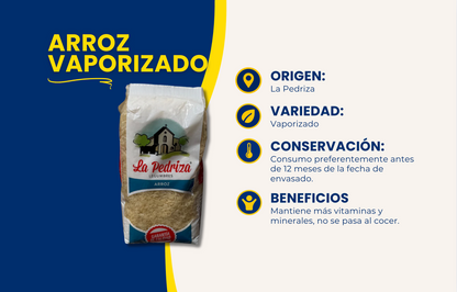 Arroz Vaporizado - 3kg