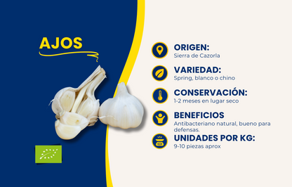 Ajo Ecológico - 3kg