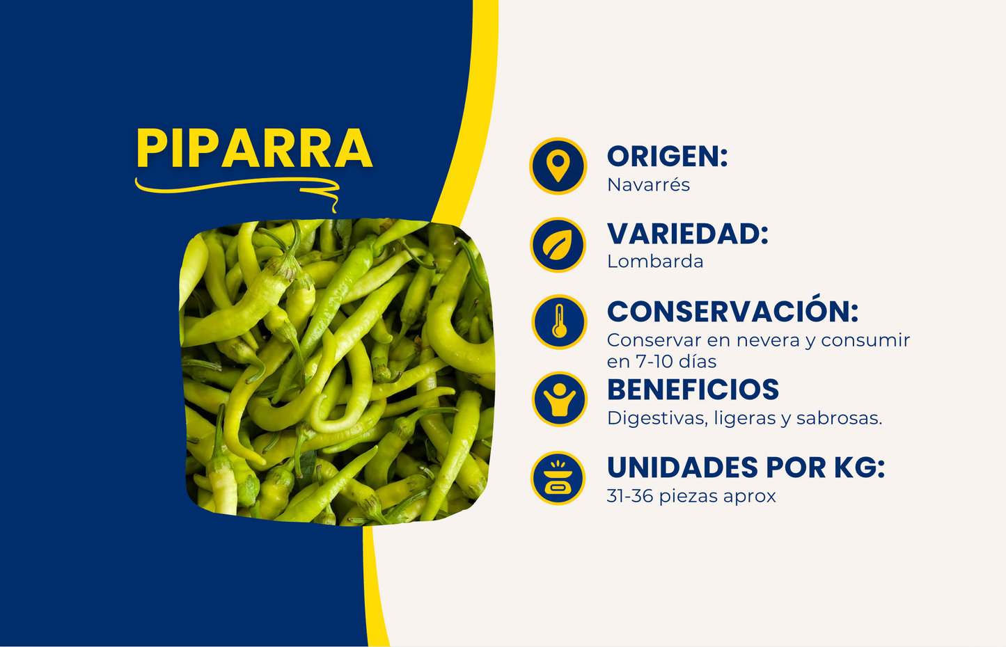 Piparra Fresca de Nuestros Agricultores