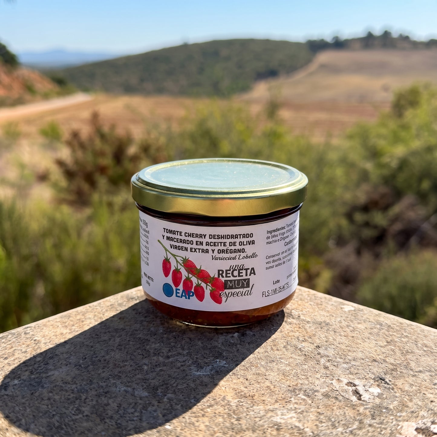 Tomate Cherry Deshidratado y Macerado en AOVE - 6 tarros