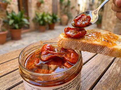 Tomate Cherry Deshidratado y Macerado en AOVE - 6 tarros