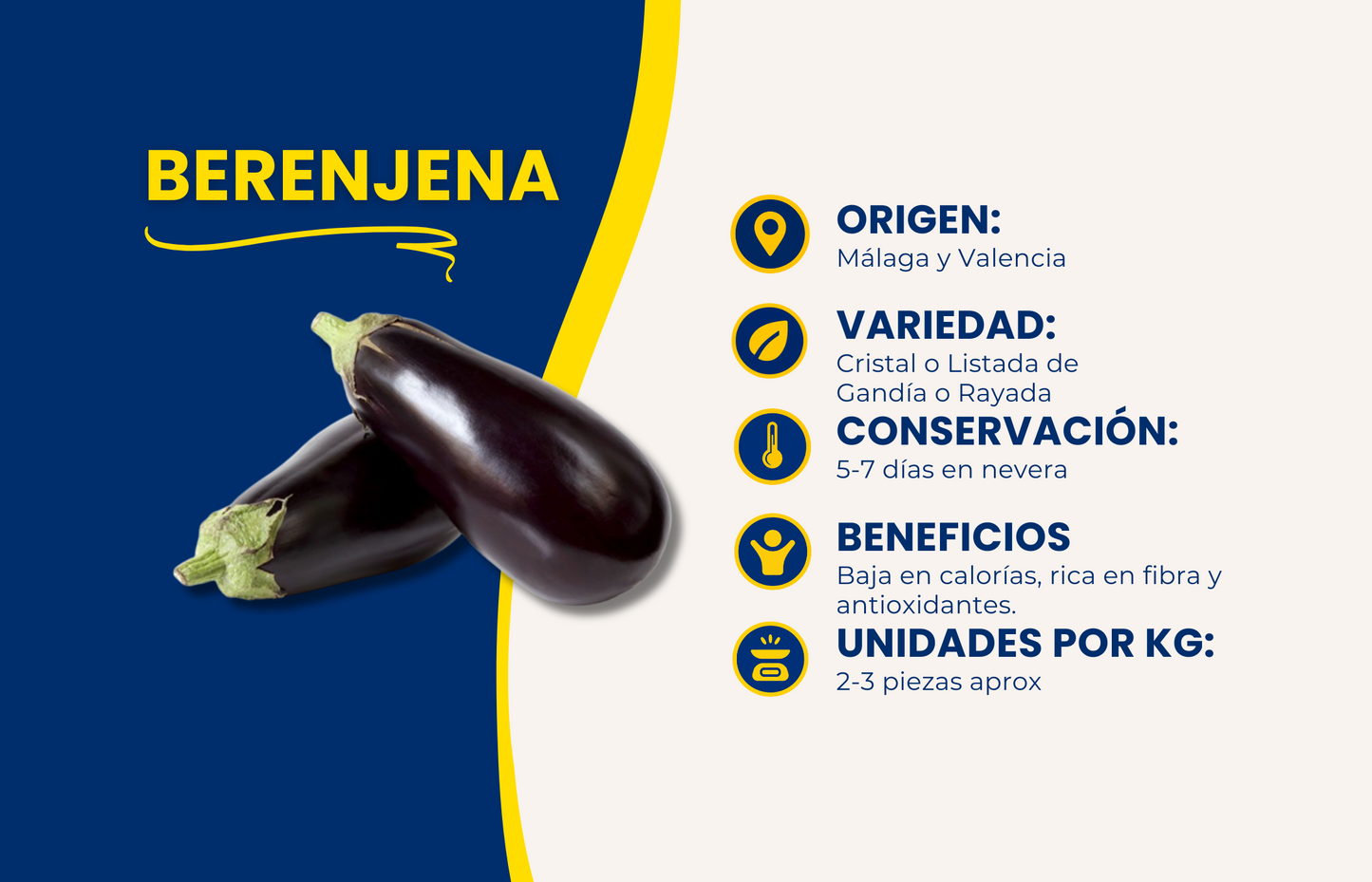 Berenjena de Nuestros Agricultores
