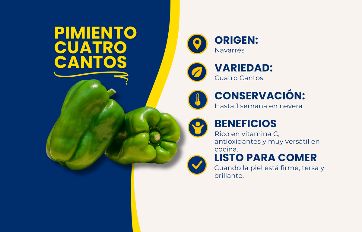 Pimiento Cuatro Cantos de Nuestros Agricultores