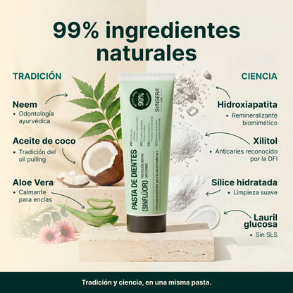 Pasta de dientes sin flúor (75ml)