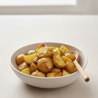 Patatas al horno con romero y ajo