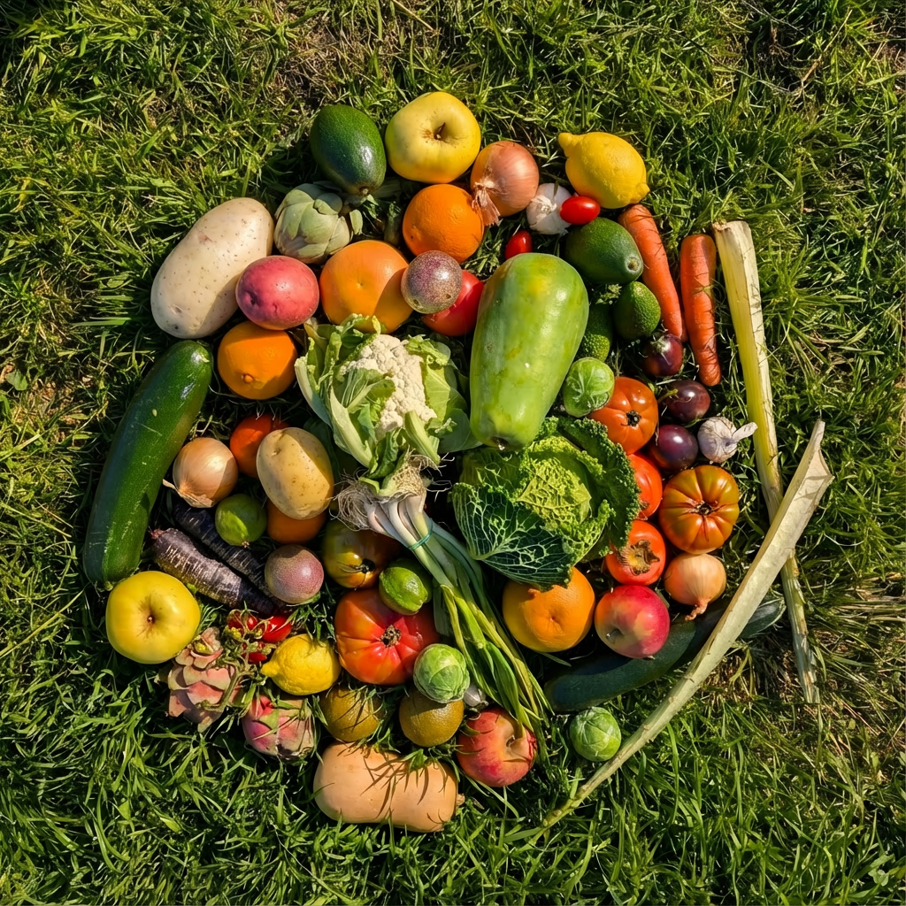 Caja Mixta de Frutas y Verduras de Temporada de Nuestros Agricultores