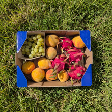 0.5kg Uva Doña María + 1.2kg Pitaya Ecológica + 1.8kg Melocotón Amarillo