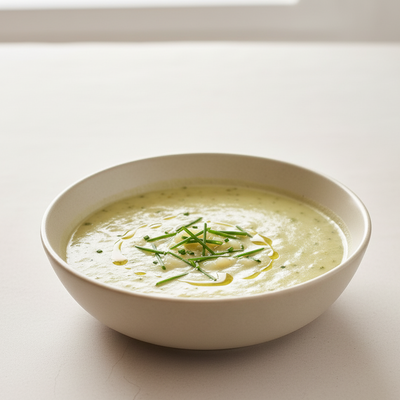 Crema de puerro y patata