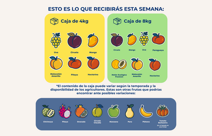 Caja de Fruta de Temporada de Nuestros Agricultores