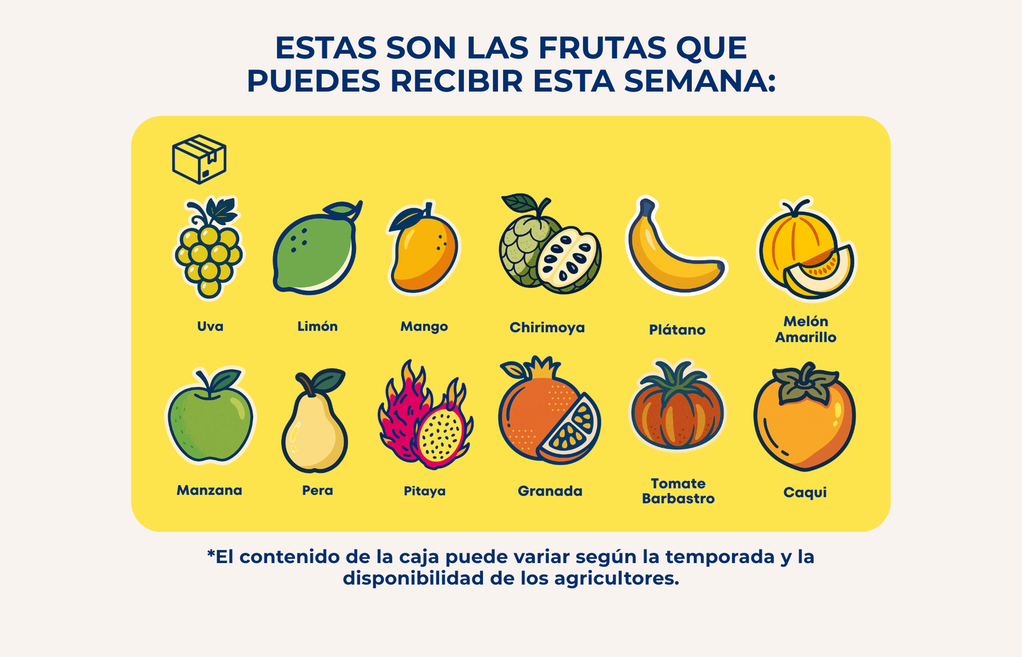 Caja de Fruta de Temporada de Nuestros Agricultores