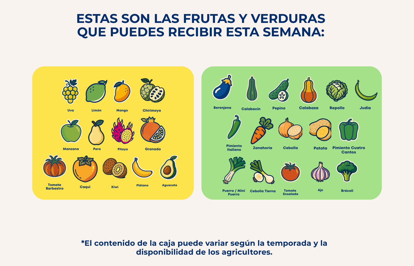 Caja Mixta de Frutas y Verduras de Temporada de Nuestros Agricultores